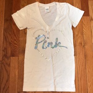 Victoria Secret PINK sequined T